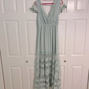 Altar’d State lace & chiffon dress